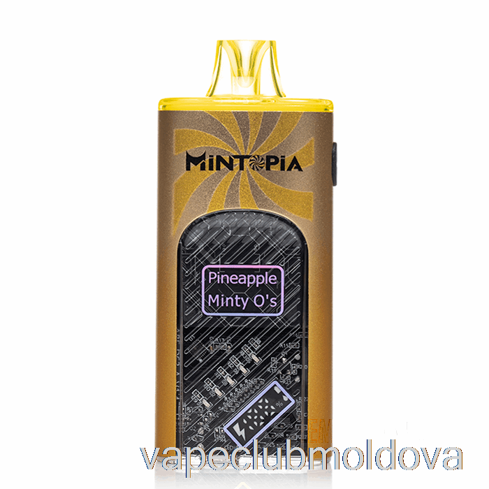 Vape Mod Mintopia Turbo 9000 Ananas De Unică Folosință Minty O's